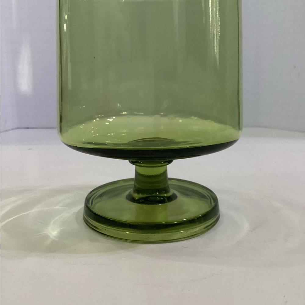 Vintage Anchor Hocking Avocado Green Sherbet Dessert Glass - Picture 2 of 6